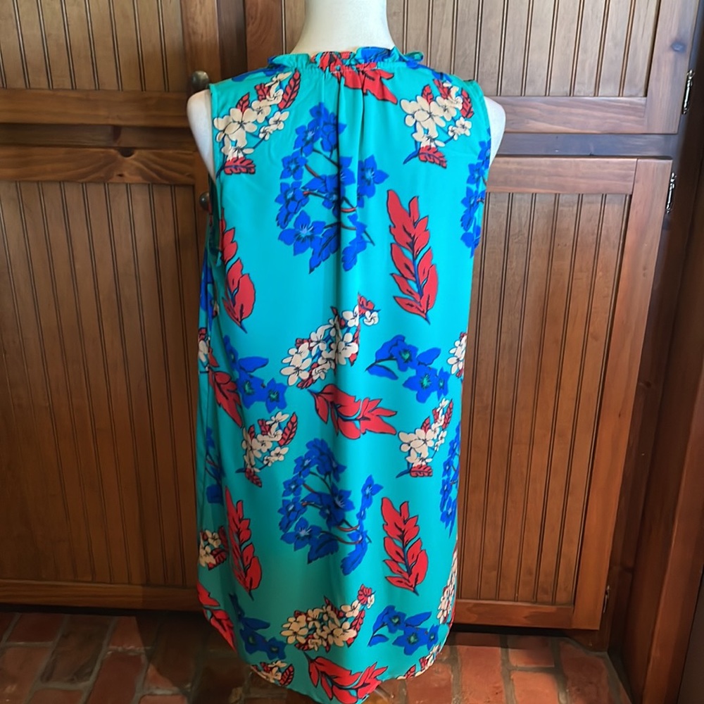 #324, Tabitha Webb, size 12, sleeveless floral summer dress - Picture 2 of 5